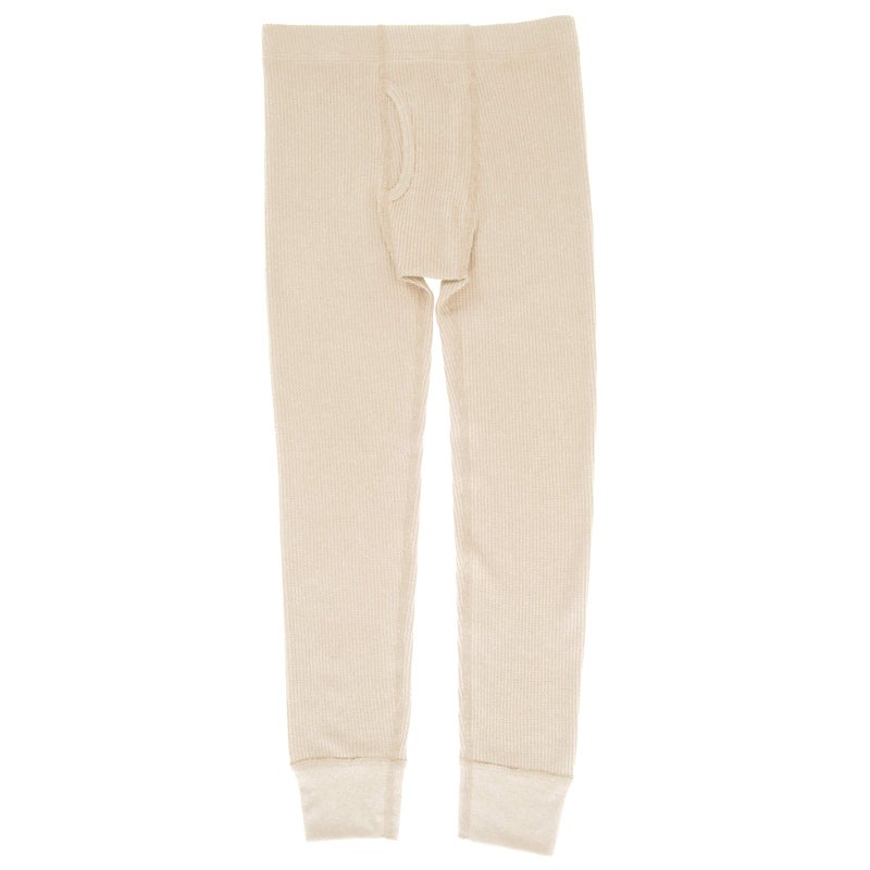 Fruit of The Loom Boys Premium 2-Pack Thermal Waffle Base Layer Bottom, Black/Natural, 6-7 US - Image 2